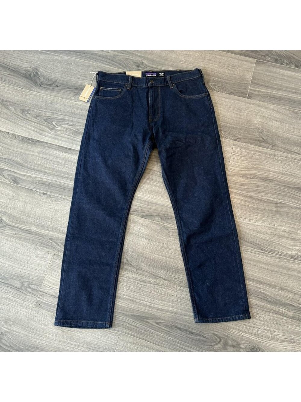 Patagonia Straight Slim Fit Jeans Mens 35x30 Foam Dyed Denim Original Standard